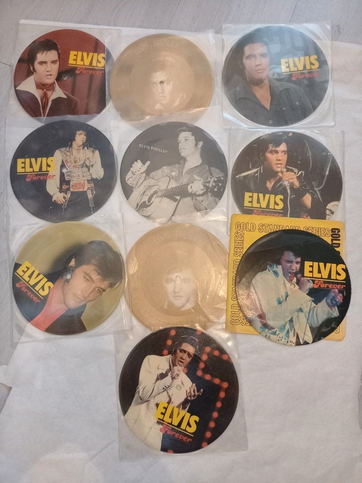 Elvis Presley  , Picture singles  ..., Cd's en Dvd's, Vinyl Singles, Ophalen of Verzenden, Zo goed als nieuw, Pop