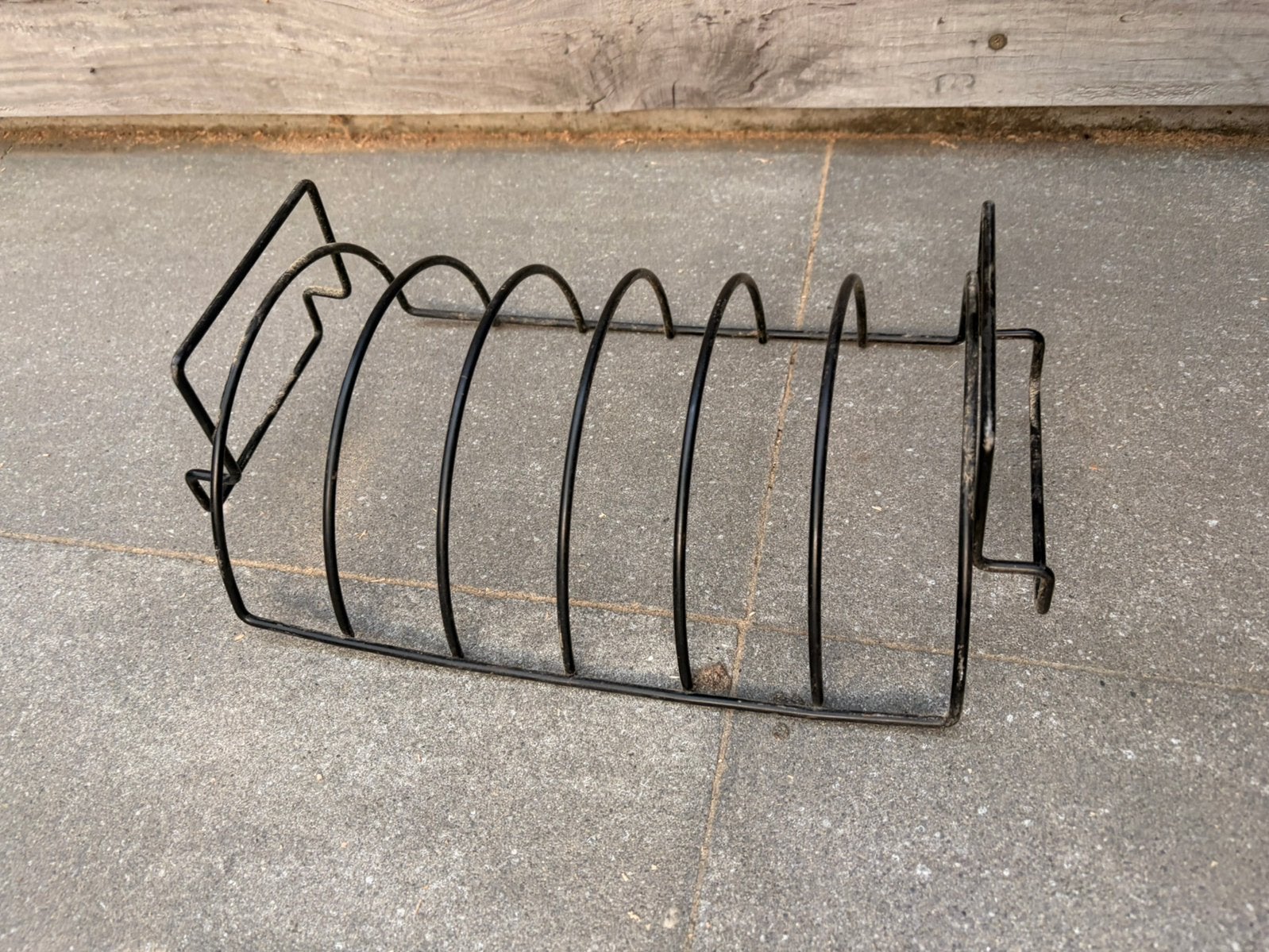 Sparerib rek BBQ – rib rack voor meerdere spareribs, Ophalen of Verzenden, Zo goed als nieuw