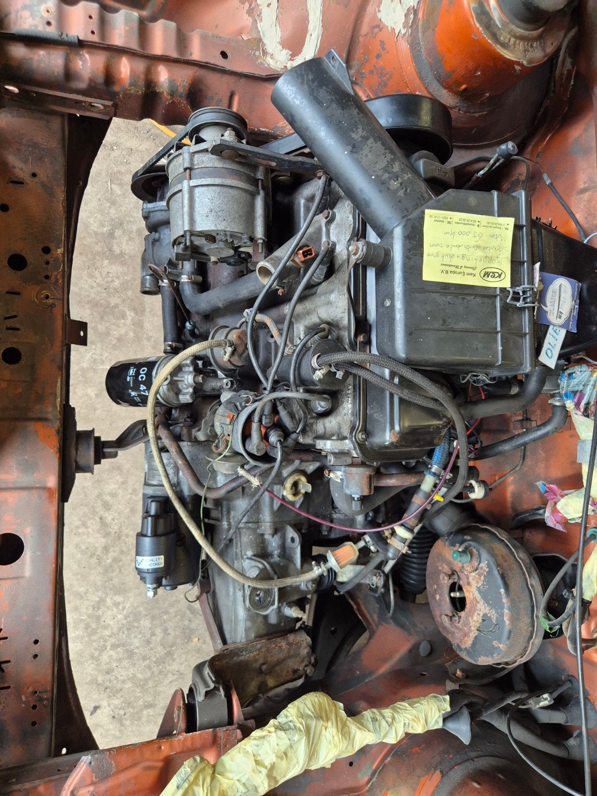 golf1 golf mk1 1.6 JB motorblok, Auto-onderdelen, Ophalen, Gebruikt, Volkswagen