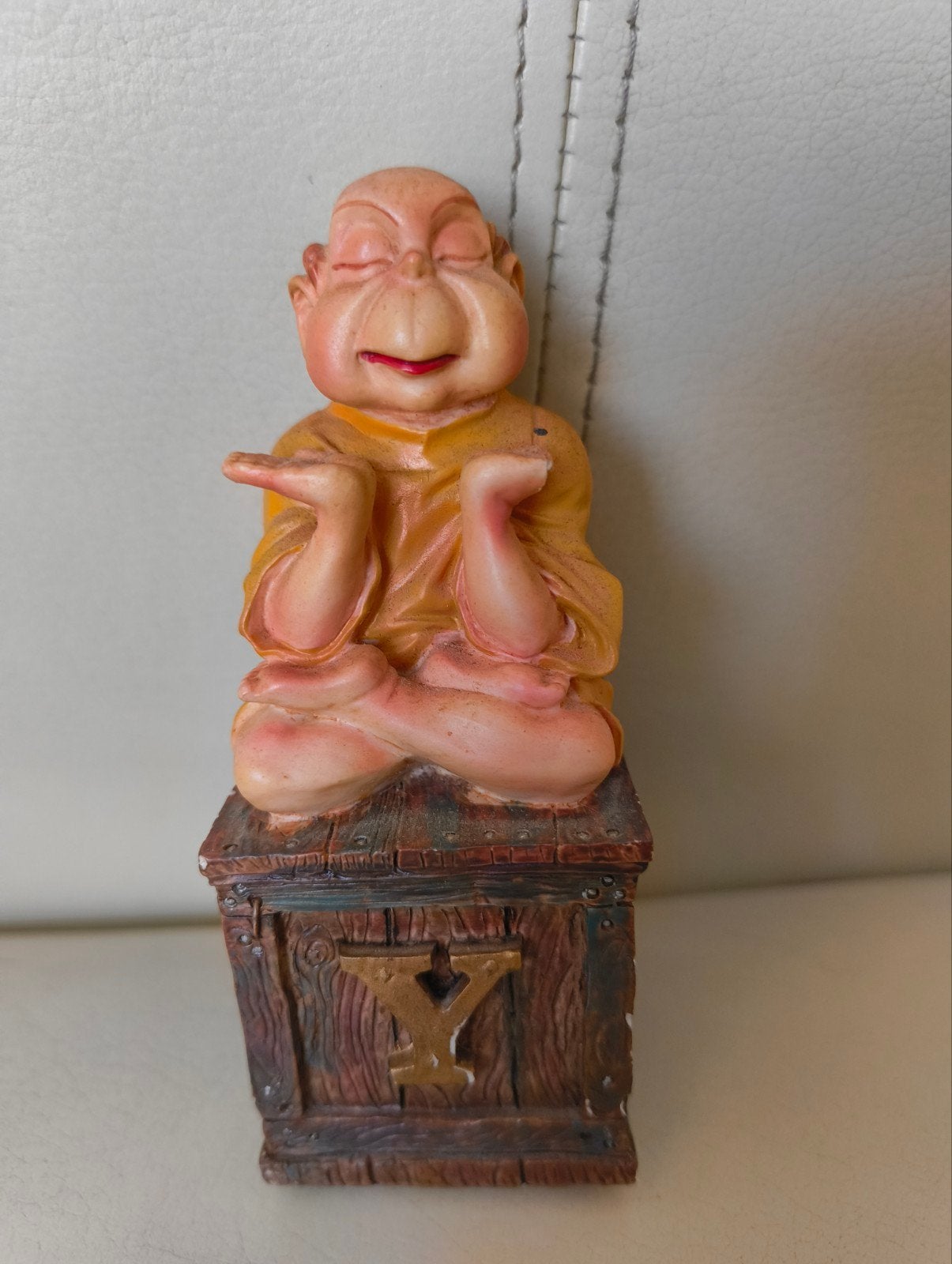 Efteling Laaf beeldje letter Y - Kunsthars, Ophalen of Verzenden, Gebruikt, Beeldje of Poppetje