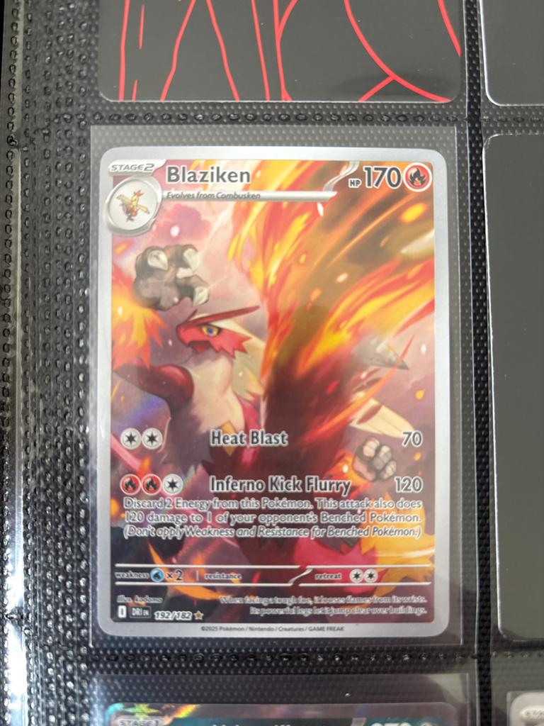 Blaziken Destined Rivals 192/182 - Pokémon Kaart, Ophalen of Verzenden, Zo goed als nieuw, Losse kaart