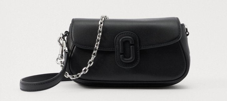 MARC JACOBS schoudertas (origineel) zwart leer, Ophalen of Verzenden, Nieuw, Zwart, Leer