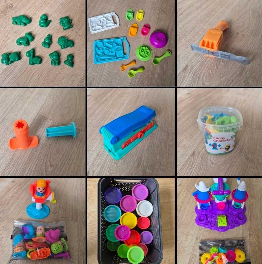 Grote set Play-Doh klei en accessoires, Ophalen of Verzenden, Gebruikt, Jongen of Meisje