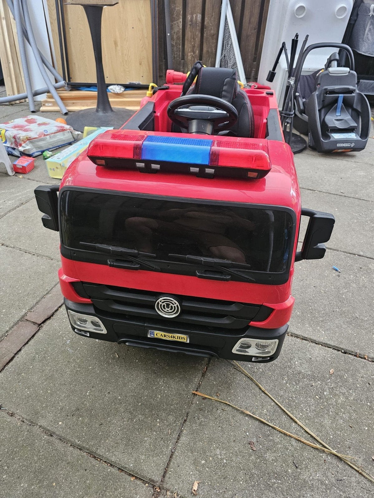 Elektrische Brandweerauto voor Kinderen - Zo Goed als Nieuw, Ophalen, Zo goed als nieuw, Overige typen