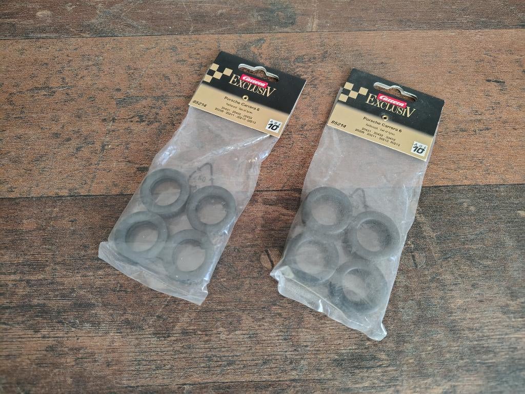 2x Set Banden Carrera Exclusiv / 1:24 / Racebaan /Slotcar, Verzenden, Gebruikt, Elektrisch, Carrera