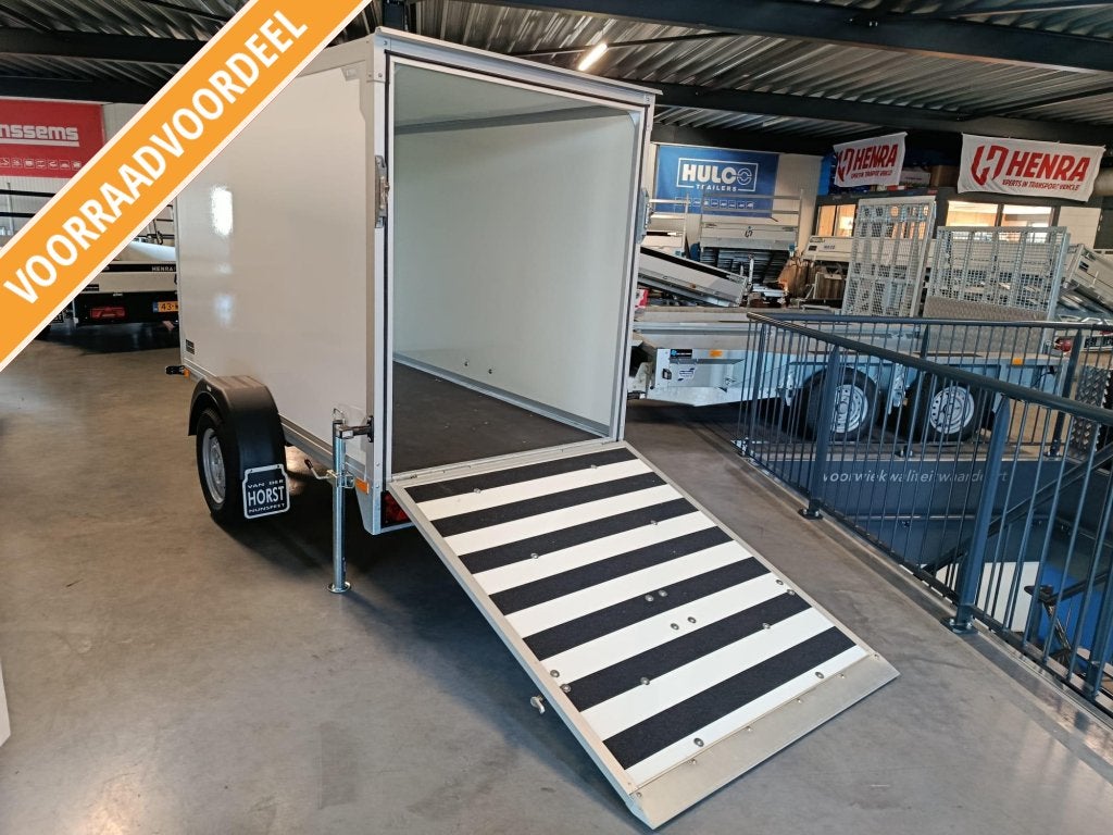 Twins Gesloten enkelasser met achterklep, voorraad!, Auto diversen, Aanhangers en Bagagewagens, Nieuw