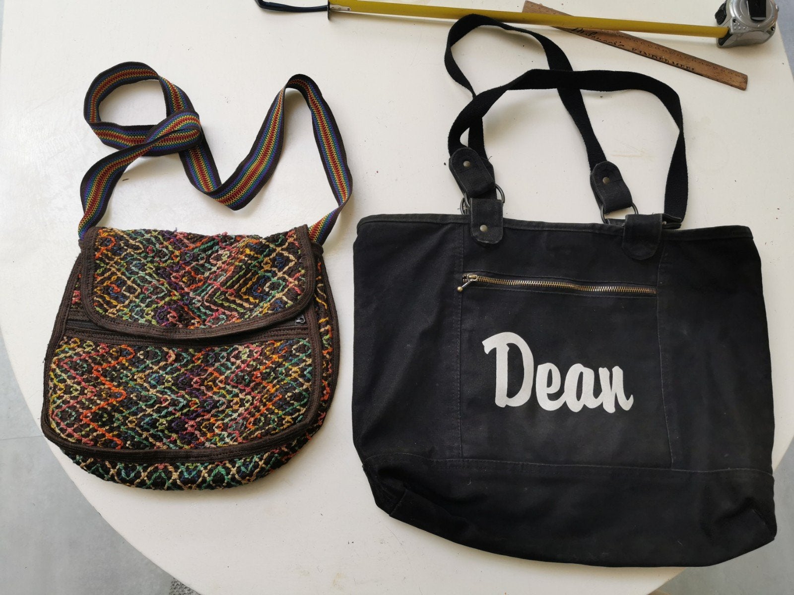 Set van 2 casual tassen: Boho Schoudertas & Canvas Tote, Verzenden