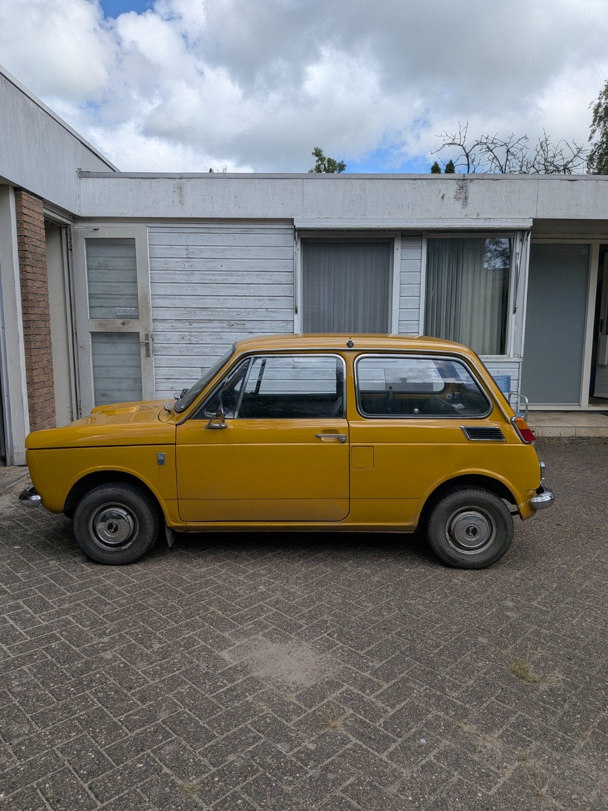 Honda N600 0.6 Touring 1973 Geel, Auto's, Handgeschakeld, Particulier, 38 pk, 565 kg