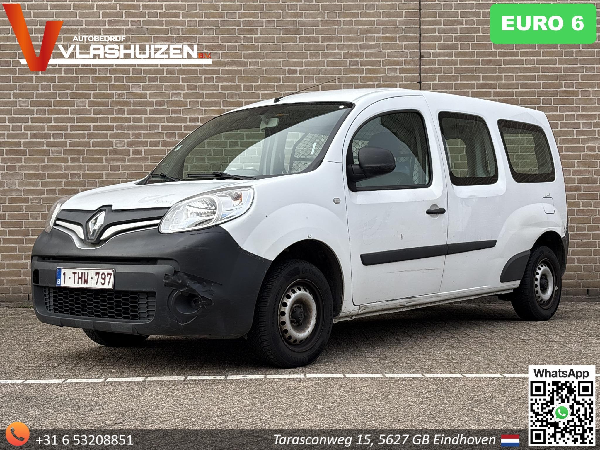 Renault Kangoo Express Energy dCi 90 Limited | € 2.950,- N, Auto's, Renault, Voorwielaandrijving, 1350 kg, Stof, Gebruikt