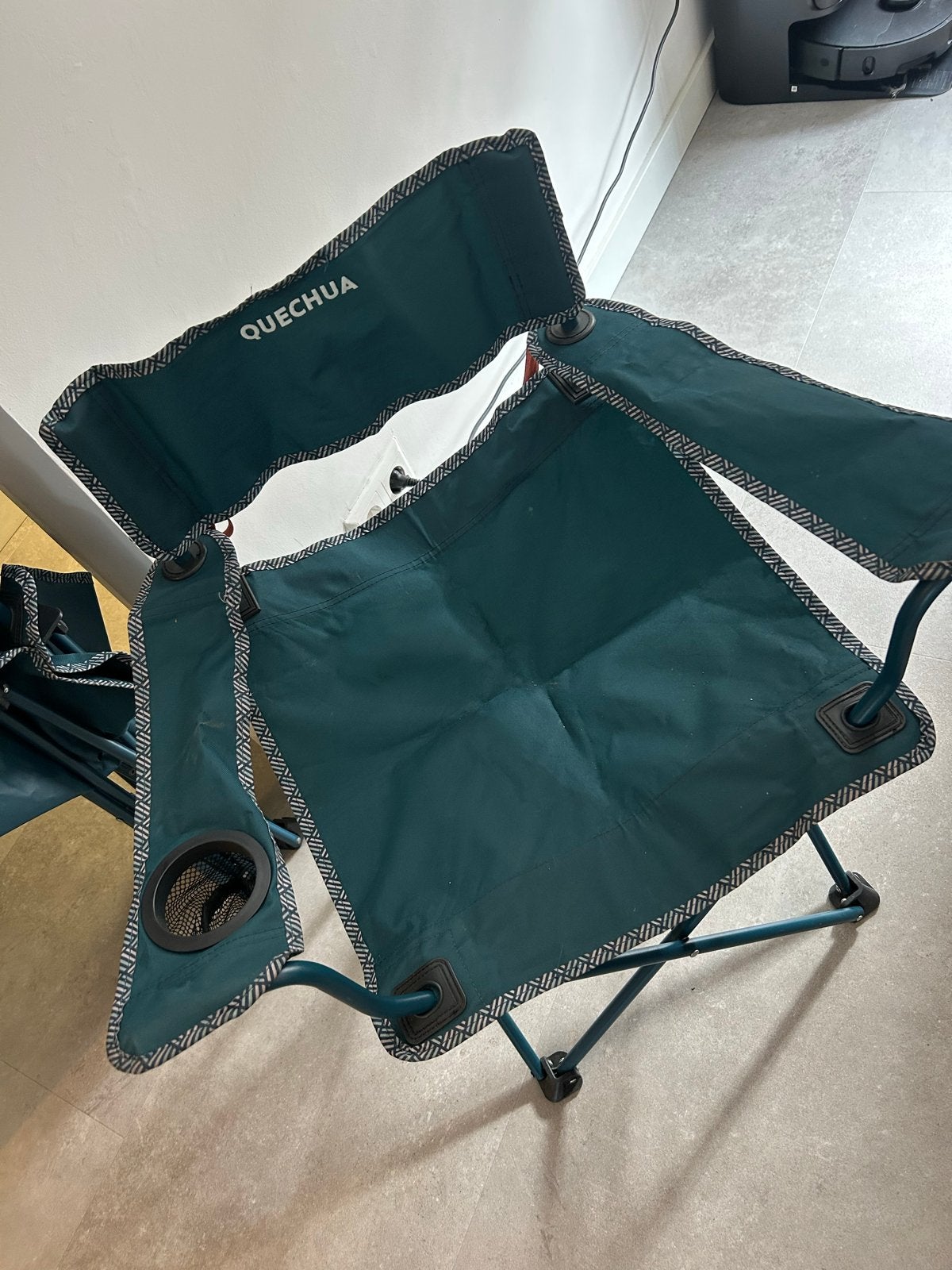 Quechua Campingstoelen - Set van 2, Caravans en Kamperen, Ophalen, Gebruikt, Campingstoel