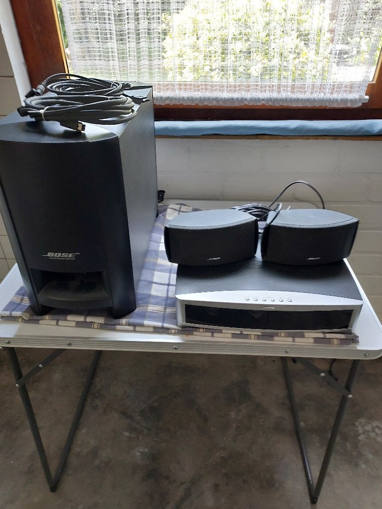 Bose Acoustimass 3-2-1 Serie Home Cinema Systeem, Ophalen, Gebruikt, Minder dan 2 meter, Overige kabels