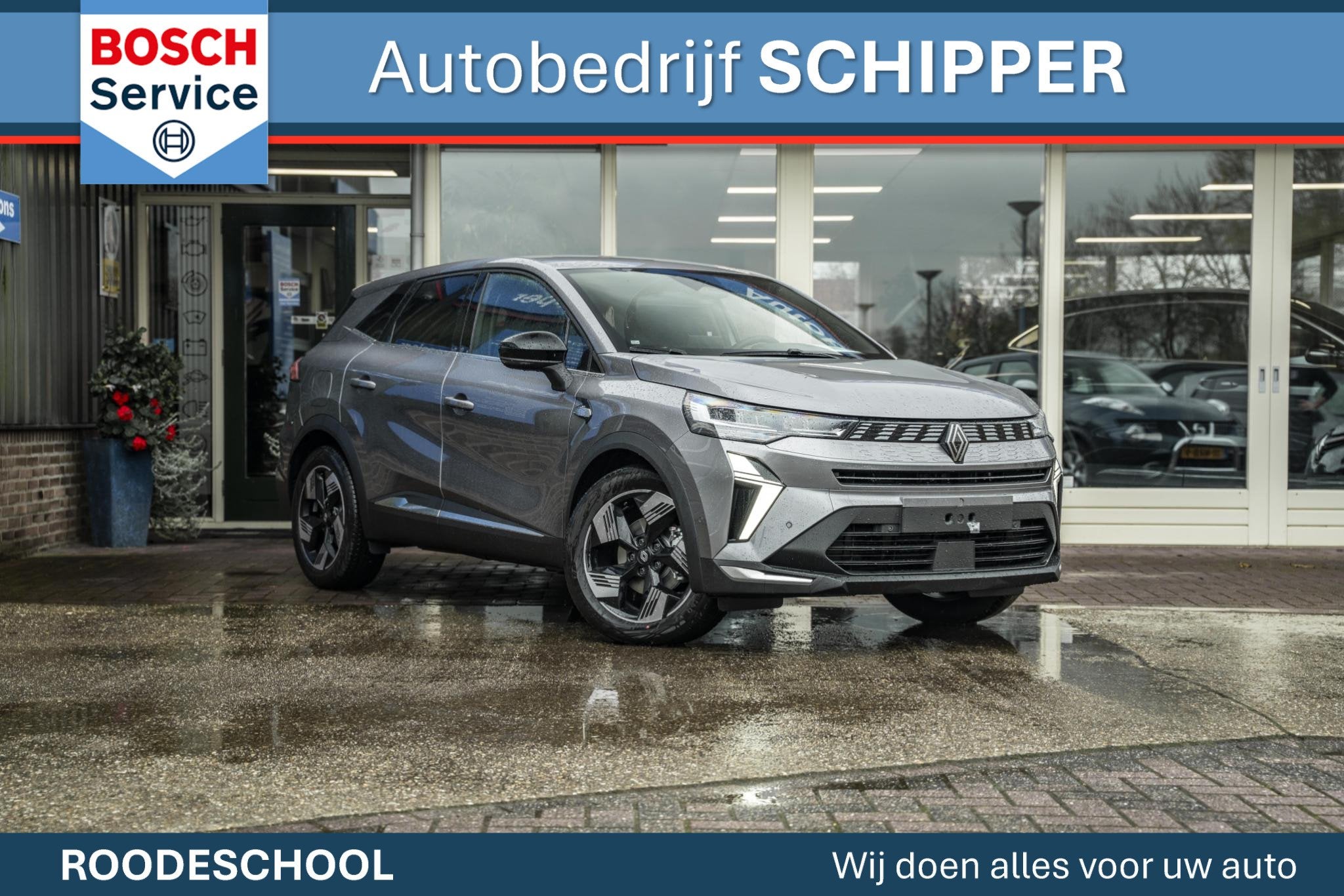 Renault Symbioz 1.8 E-Tech full hybrid 160 techno, Auto's, 12 maanden, Euro 6, 4 cilinders, Leder en Stof