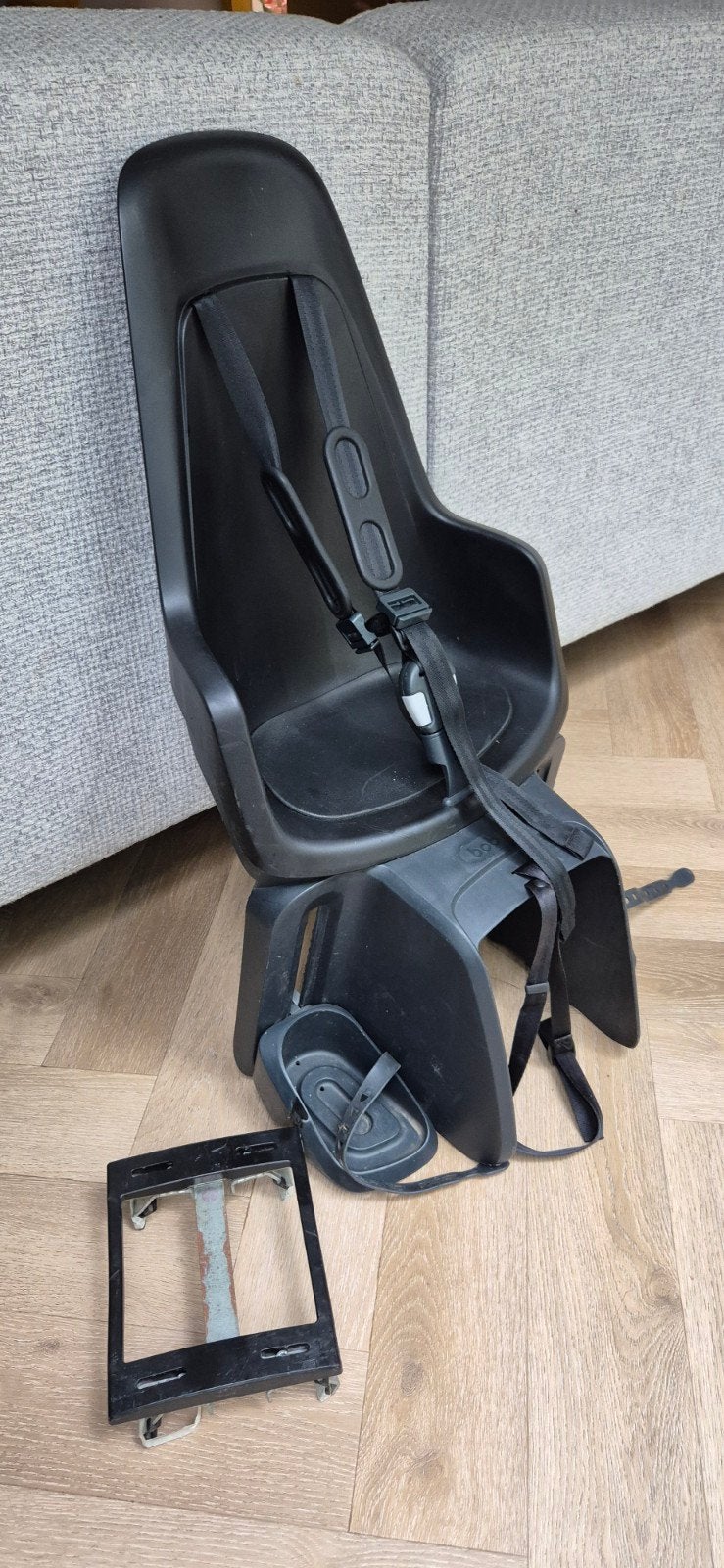 Bobike Achterzitje voor fiets - Zwart, Ophalen, Achterzitje, 9 t/m 18 kg, Bobike