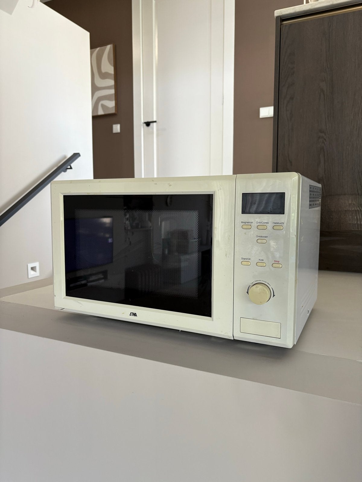Etna Combimagnetron - Wit, Gebruikt, Ophalen, Combimagnetron, Gebruikt, Grill