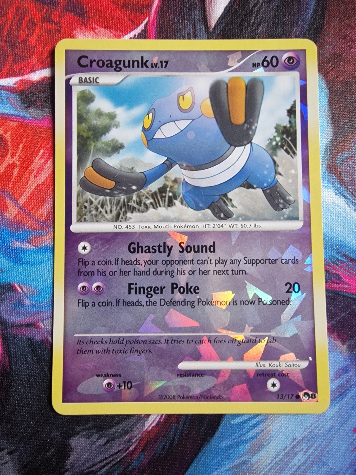 Pokémon Kaart: Croagunk LV.17 (13/17) - Foil, Ophalen of Verzenden