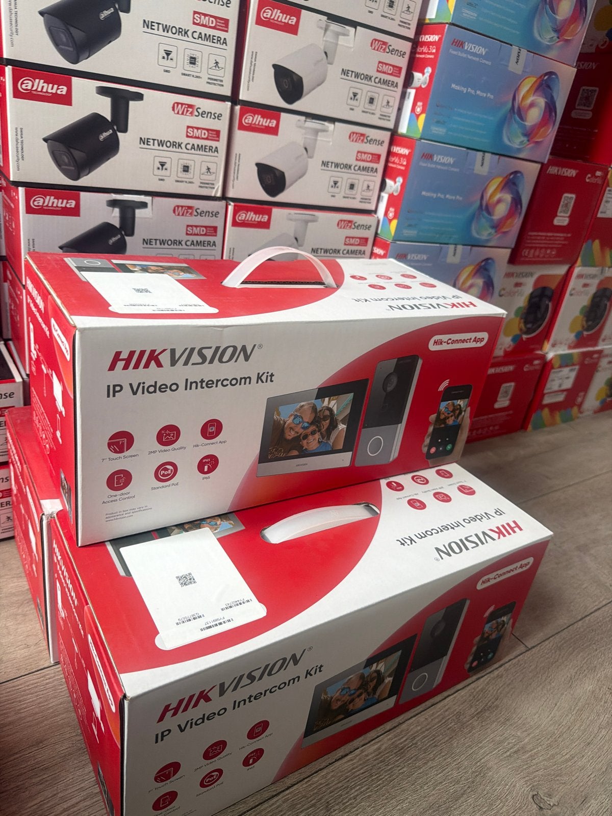 Hikvision IP Video Intercom Kit DS-KIS603-P(C) - Nieuw, Audio, Tv en Foto, Videobewaking, Nieuw, Ophalen