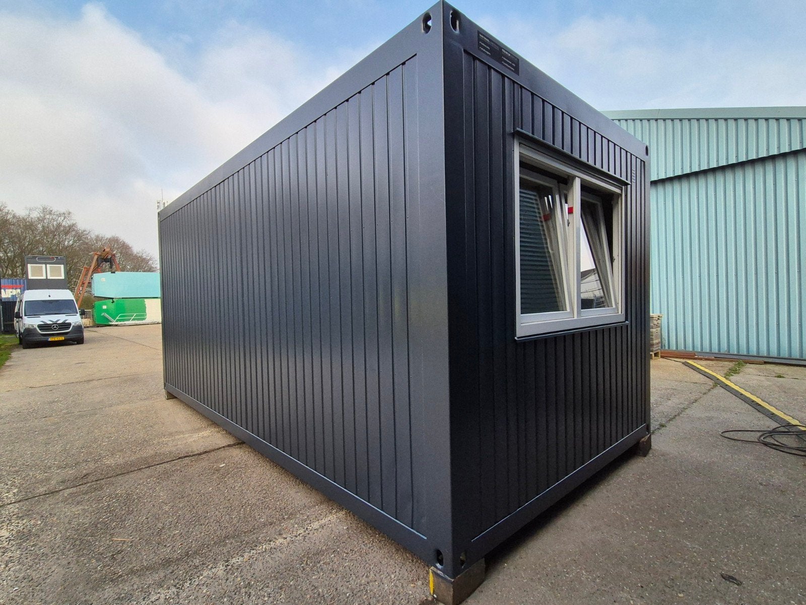 Kantoorunit / bouwkeet / schaftkeet / woonunit 6x3m, Ophalen, Nieuw