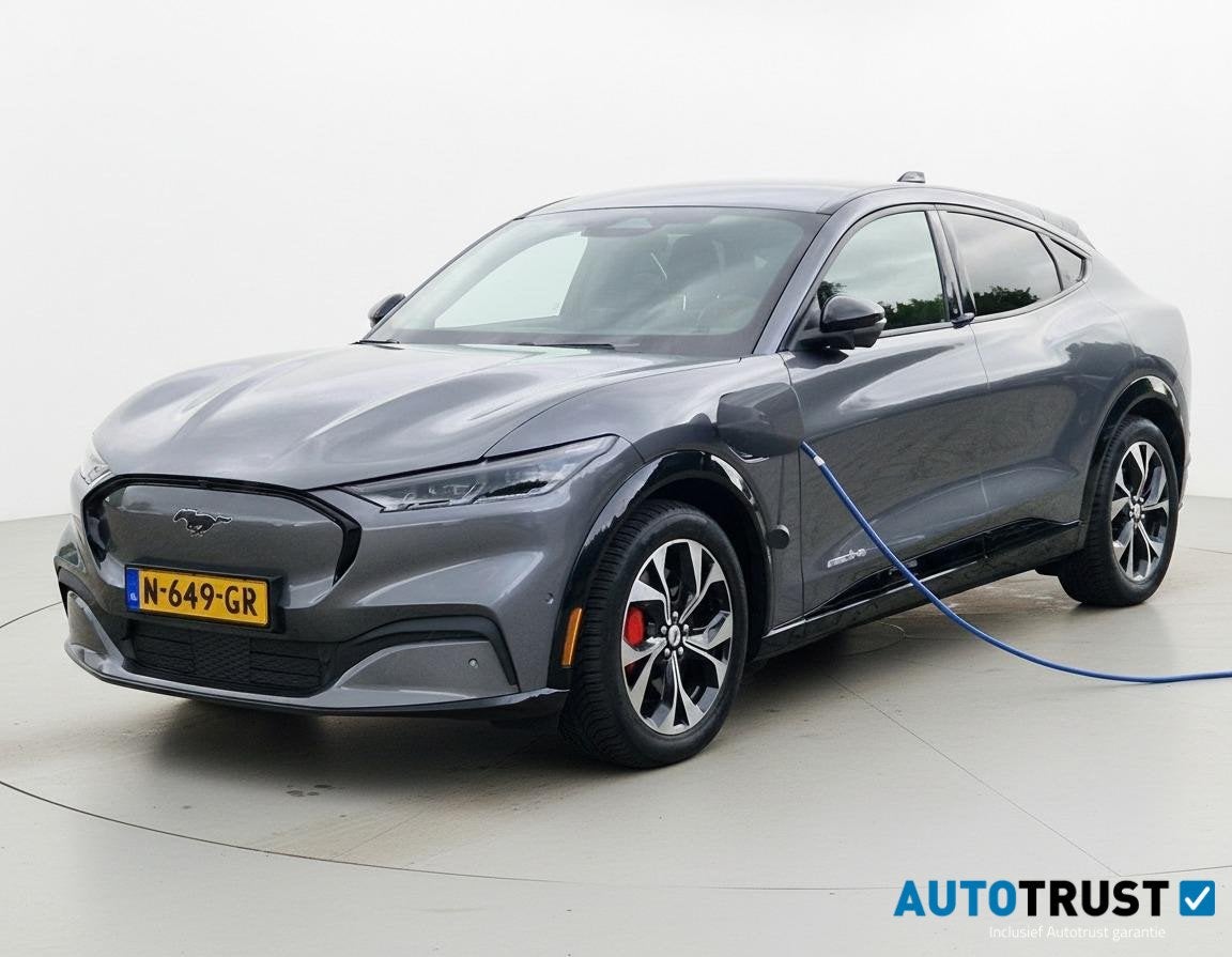 Ford Mustang Mach-E AWD 75 kWh Bang & Olufsen SOH 94,5%, Gebruikt, 750 kg, Automatische klimaatregeling, Origineel Nederlands