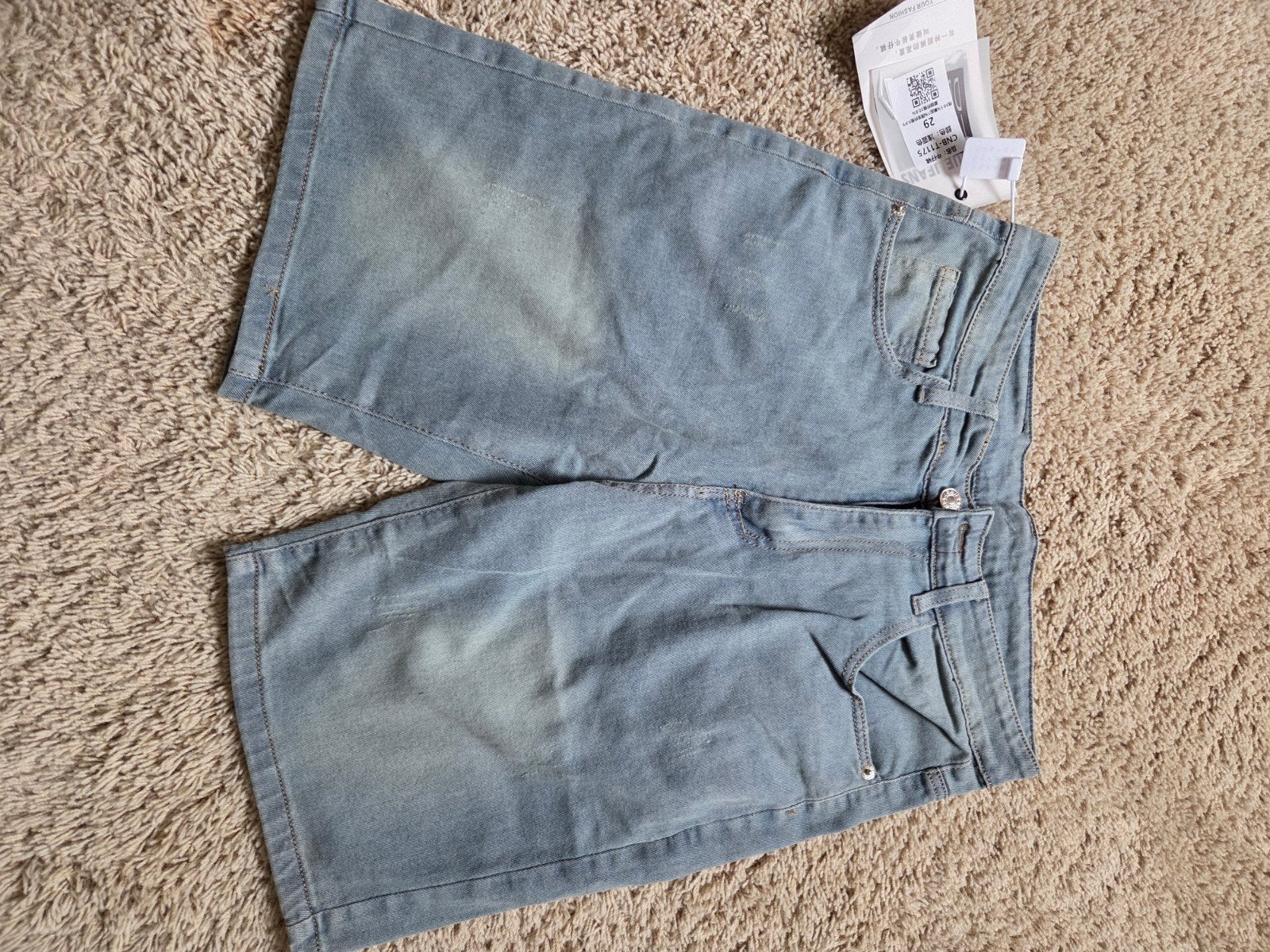 Jeans Bermuda maat 29. Nieuw. Heren/jongens, Ophalen of Verzenden, Nieuw, Maat 46 (S) of kleiner, Blauw