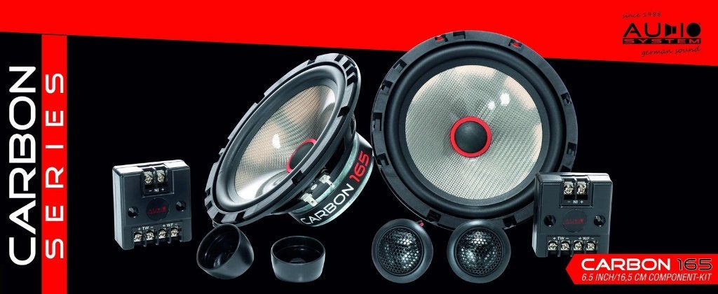 Audio System Carbon 165 16.5cm / 6.5'' Composet / Speakers, Auto diversen, Info@optimount.nl, Nieuw, Ophalen of Verzenden, Anholtseweg 48A 7091 HB DINXPERLO