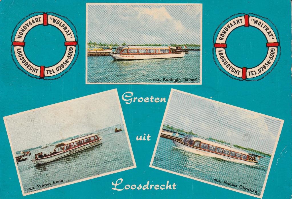 Groeten uit Loosdrecht, Ophalen of Verzenden, 1960 tot 1980, Gelopen, Noord-Holland