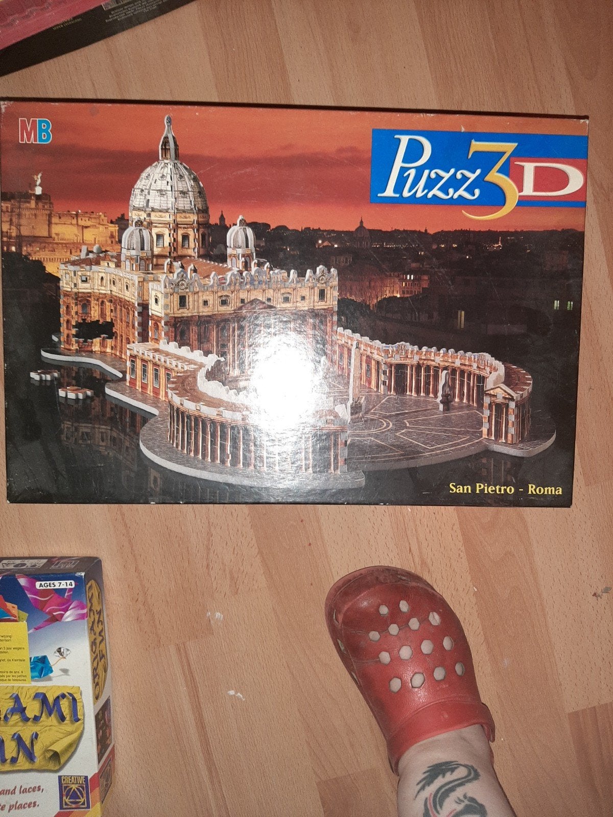 Puzz 3D San Pietro - Roma (MB), Ophalen, Meer dan 50 stukjes, Gebruikt, 6 jaar of ouder