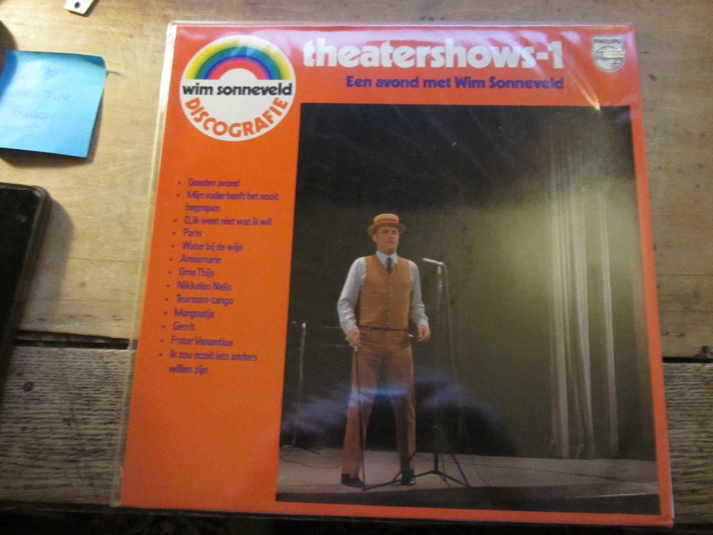 Theatershows- 1. Een avond met Wim Sonneveld. 6410 095, Cd's en Dvd's, Vinyl | Nederlandstalig, Gebruikt, Verzenden, 1970 - 1979