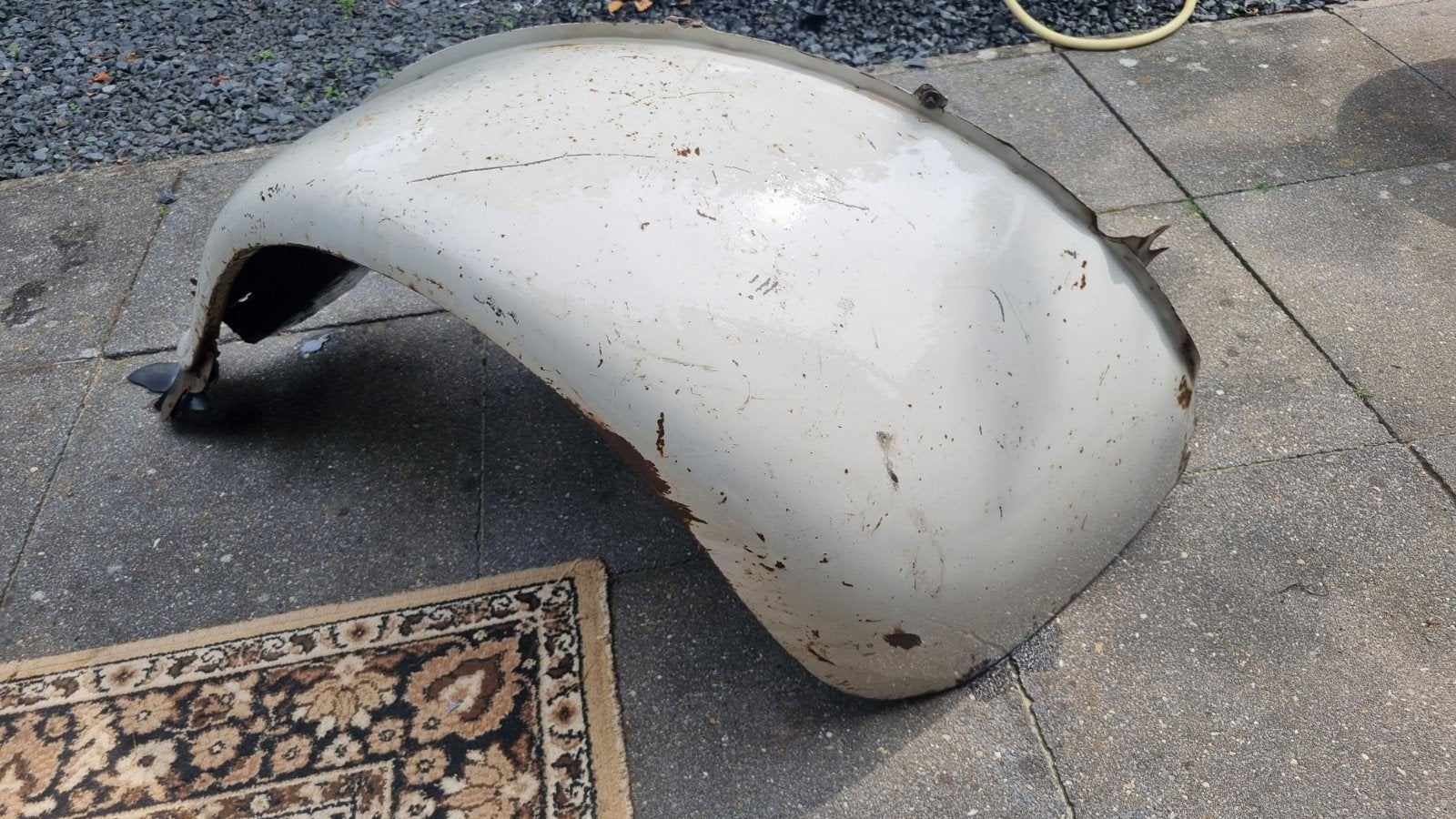 Spatbord rechtsvoor 2cv 12pk AZ, Ophalen