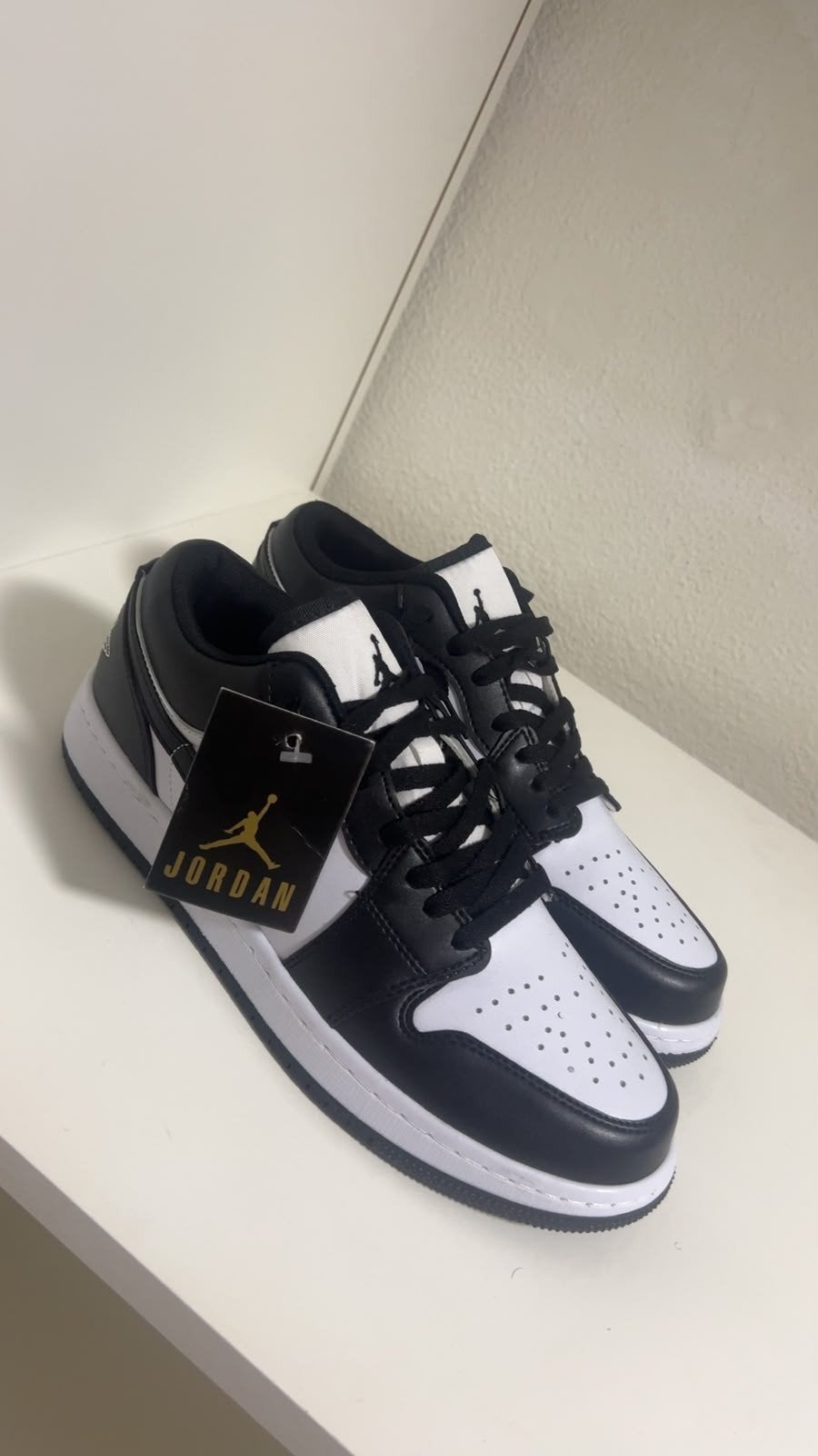 Nike Air Jordan 1 Low Panda - Maat 41, Nike Jordan, Zwart, Nieuw, Ophalen of Verzenden