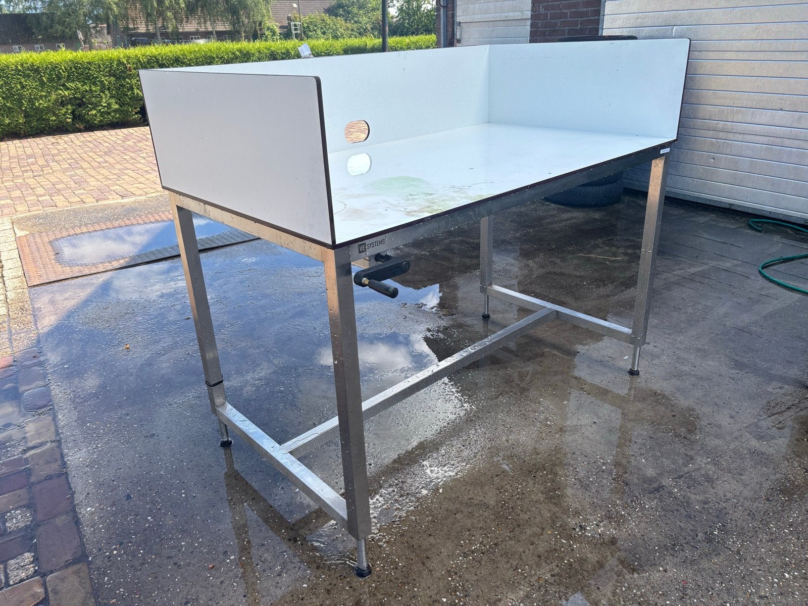 RVS Tafel Werkbank - In Hoogte Verstelbaar, Ophalen of Verzenden