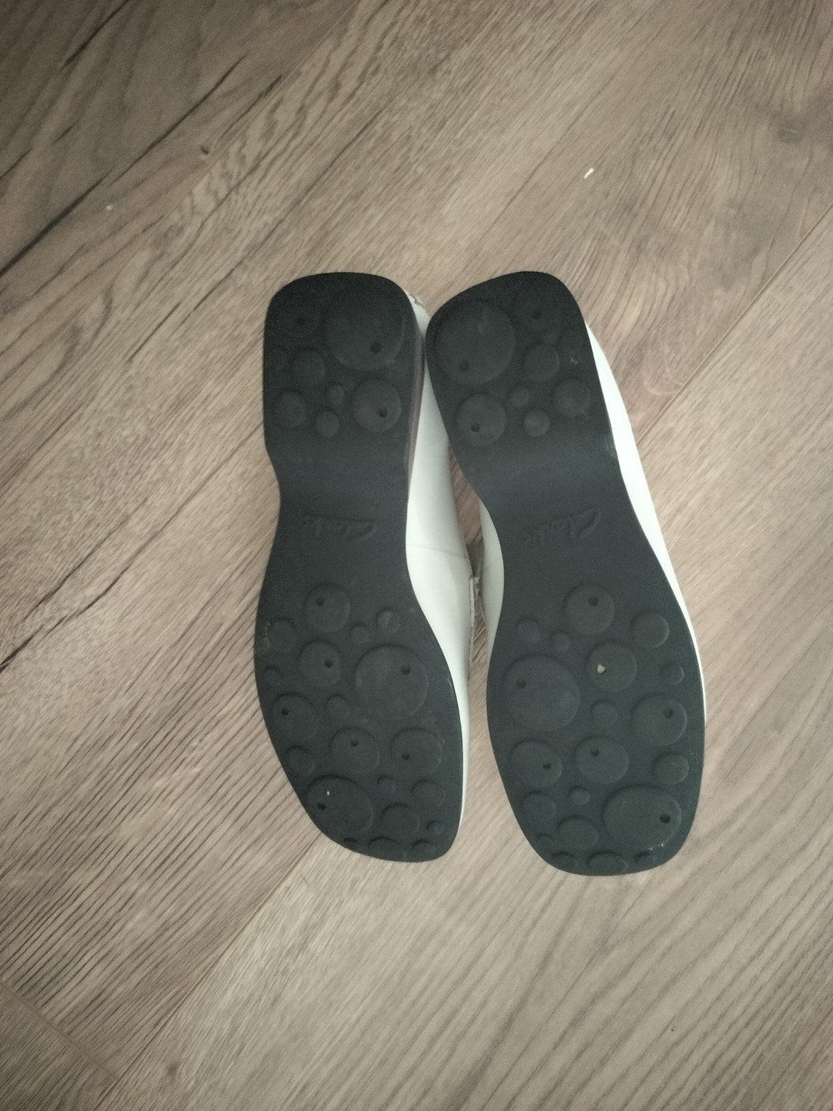 Clarks witte instappers, maat 38, Ophalen of Verzenden