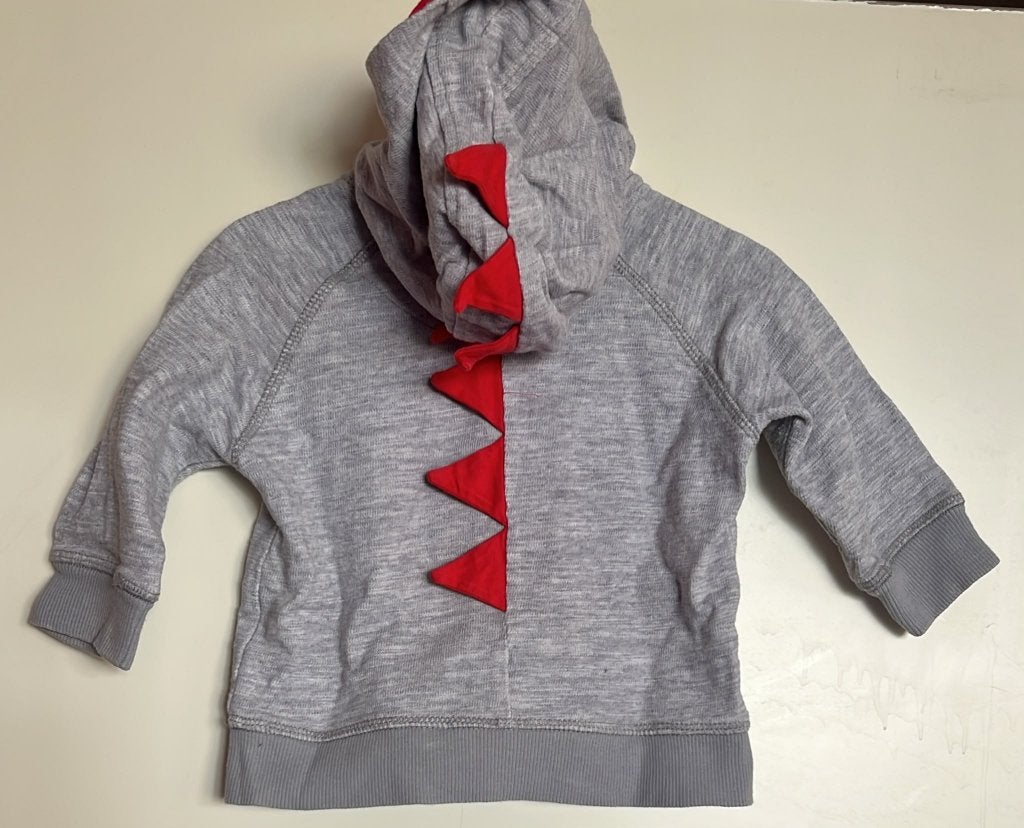 NEXT dino vest grijs maat 6-9 74, Zo goed als nieuw, Next, Jongetje, Truitje of Vestje