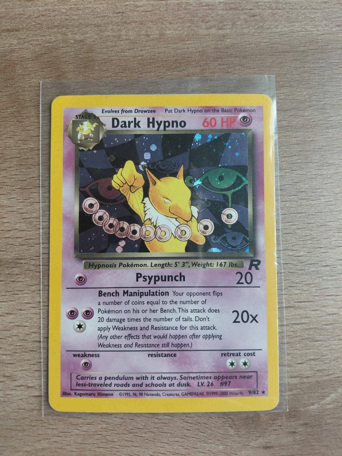 Dark Hypno - Team Rocket - 9/82, Ophalen of Verzenden, Zo goed als nieuw