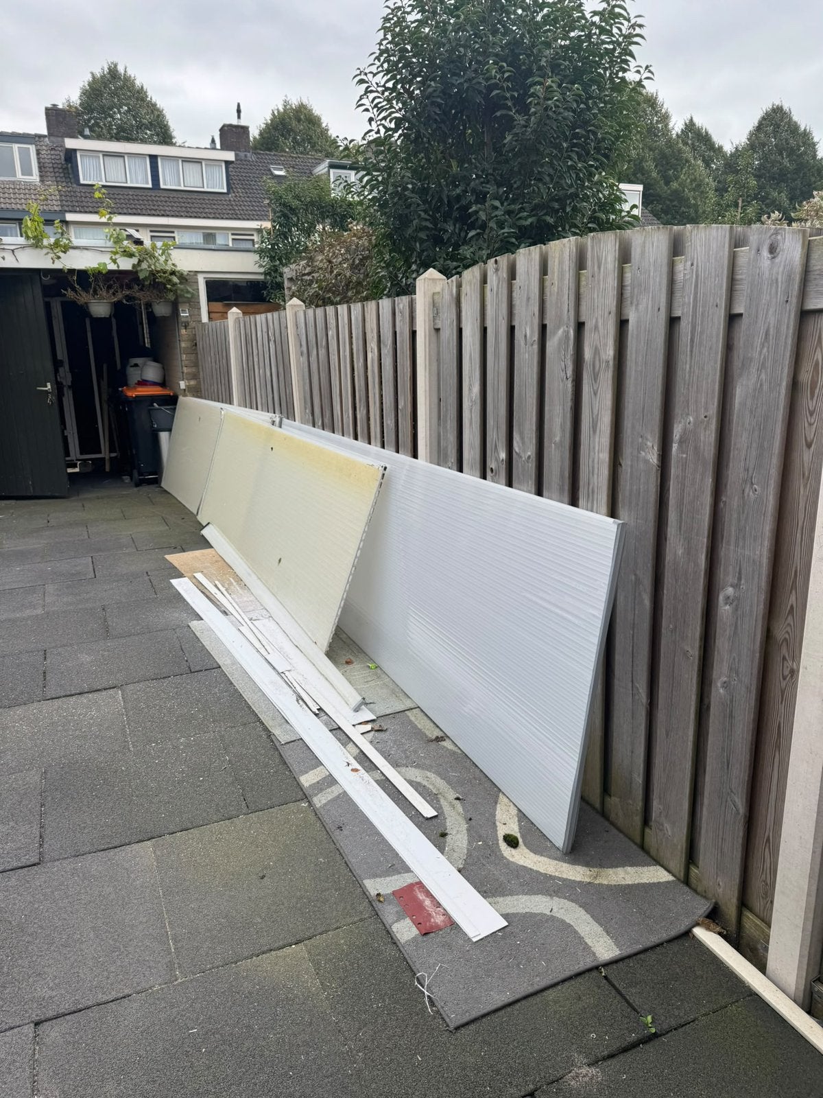 Veranda panelen, Ophalen, Zo goed als nieuw, Hout, Minder dan 3 meter