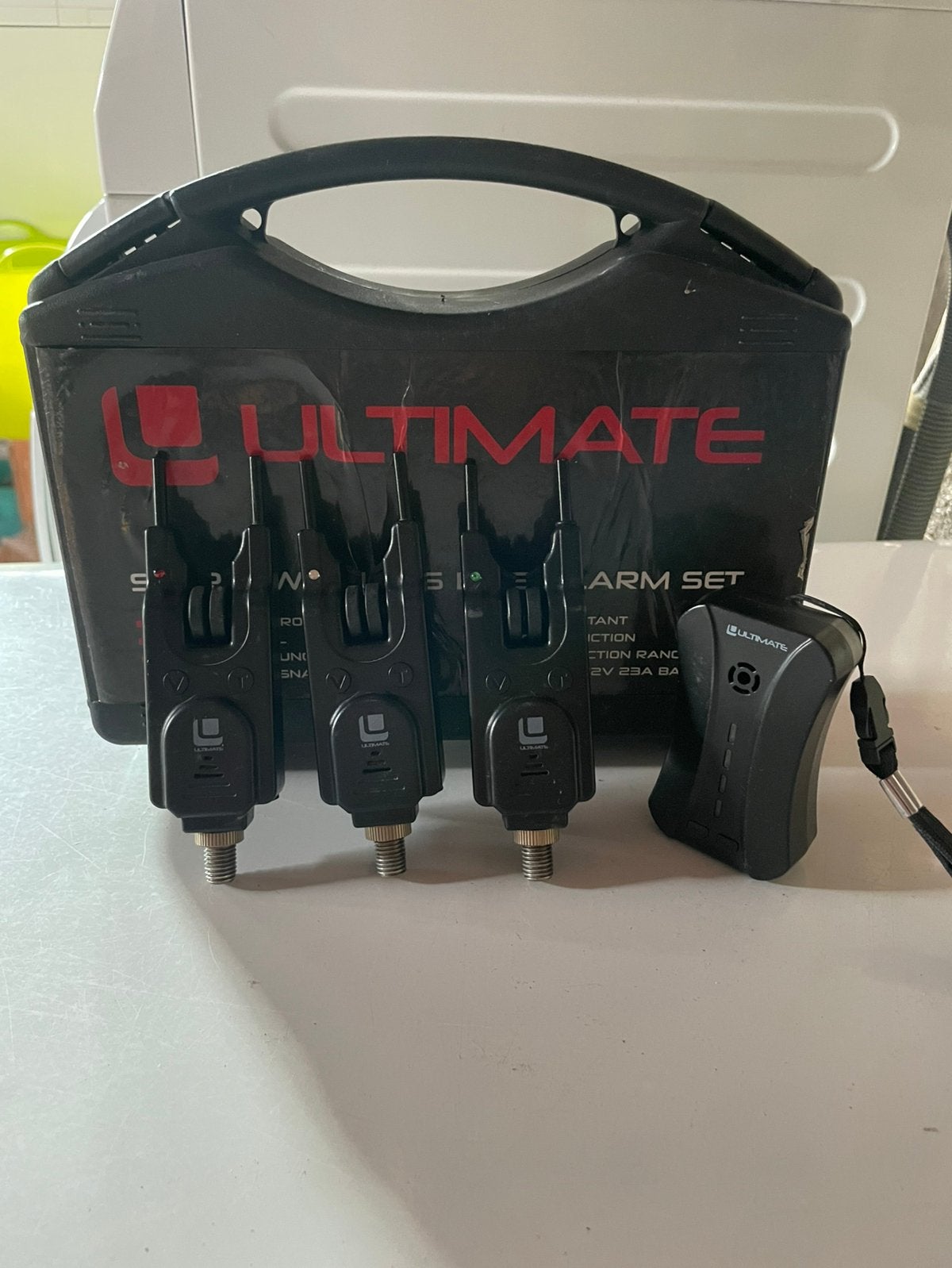ultimate storm 3+1 beetmelder set, Watersport en Boten, Hengelsport | Karpervissen, Ophalen of Verzenden, Zo goed als nieuw, Overige typen