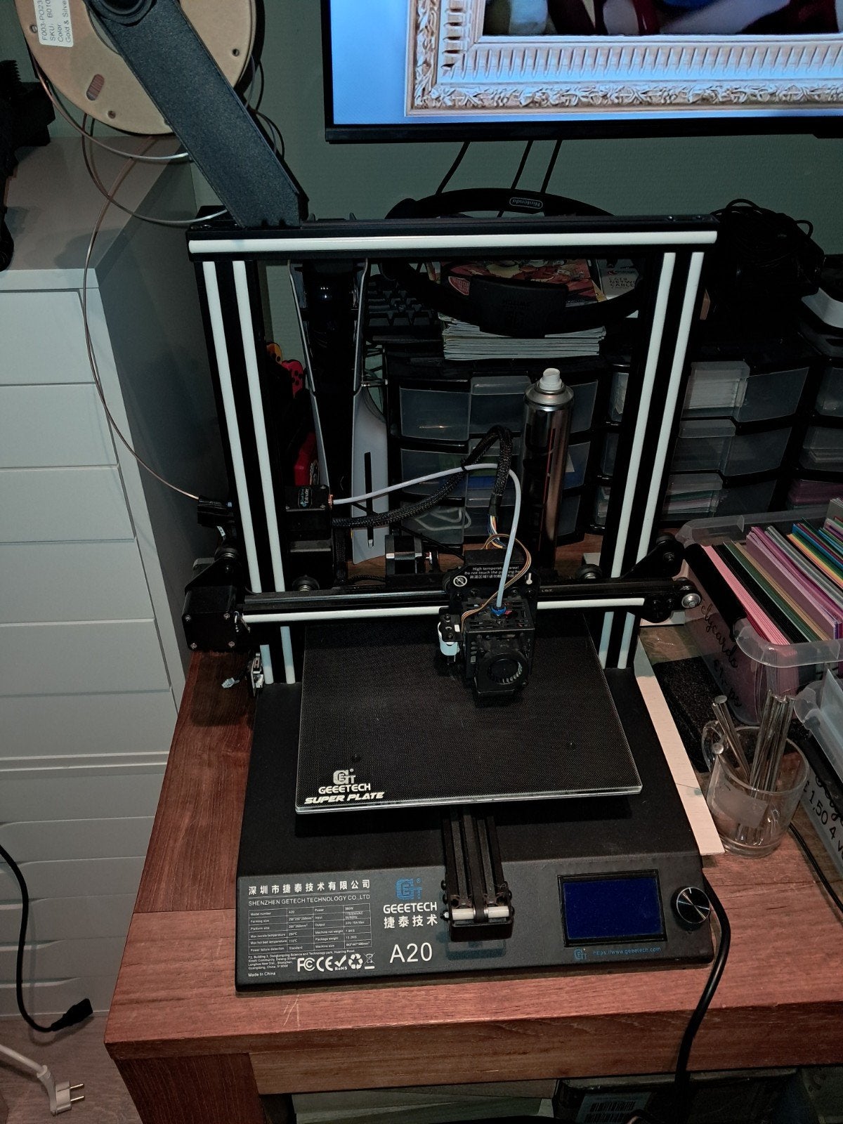 Geeetech A20 3D-printer - Zo goed als nieuw, Computers en Software, 3D Printers, Ophalen of Verzenden, Zo goed als nieuw