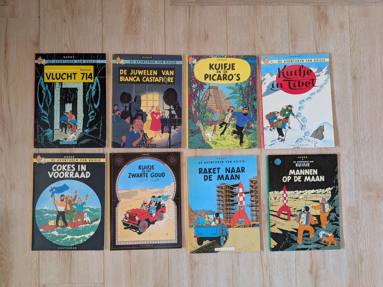 Complete serie De Avonturen van Kuifje, Complete serie of reeks, Ophalen, Gelezen, Hergé