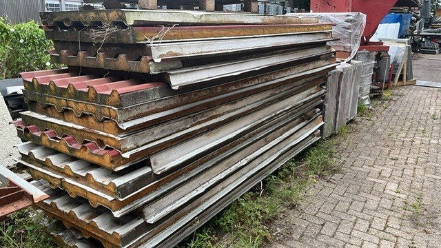 PIR Dak-Sandwichpanelen 60/95 mm - v.a. 300 cm, Doe-het-zelf en Verbouw, Isolatie en Afdichting, Gebruikt, Hardschuim (Pir), 15 m² of meer