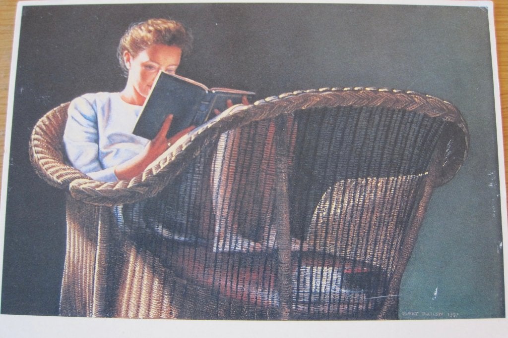 Evert Thielen - lezend meisje - 1997, Ophalen of Verzenden, 1980 tot heden, Gelopen, Overige thema's