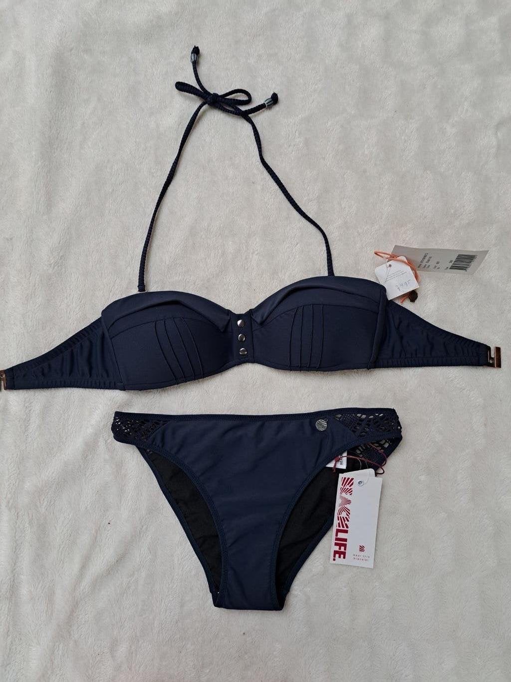 Nieuwe Beachlife bikini maat 36B, Kleding | Dames, Badmode en Zwemkleding, Ophalen of Verzenden, Nieuw, Blauw, Bikini