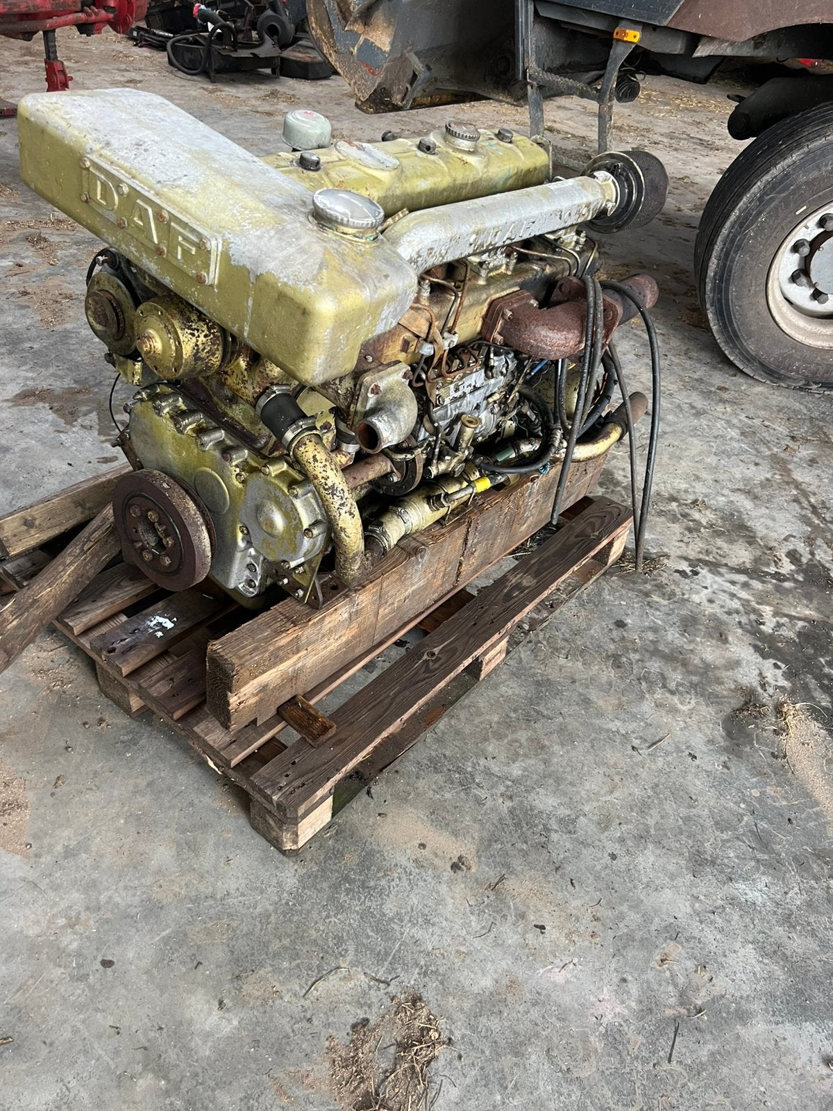 Daf 575 marine met paragon keerkoppeling, Ophalen, Gebruikt, Dieselmotor