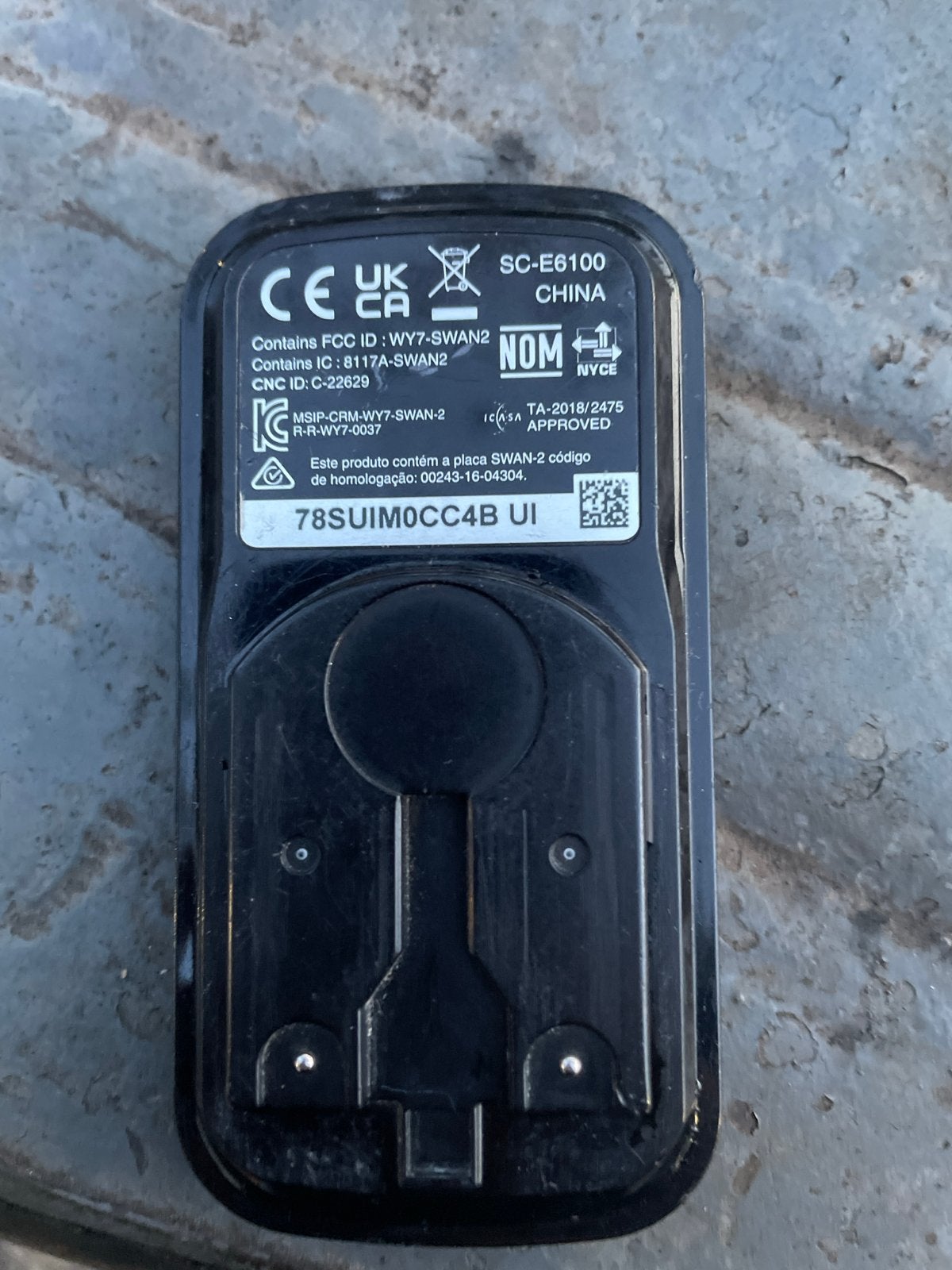 Shimano SC-E6100 schermpje, Ophalen of Verzenden, Gebruikt