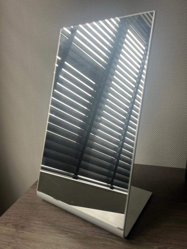 Stijlvolle make-up spiegel met standaard, Ophalen, Minder dan 50 cm, Gebruikt, Minder dan 100 cm