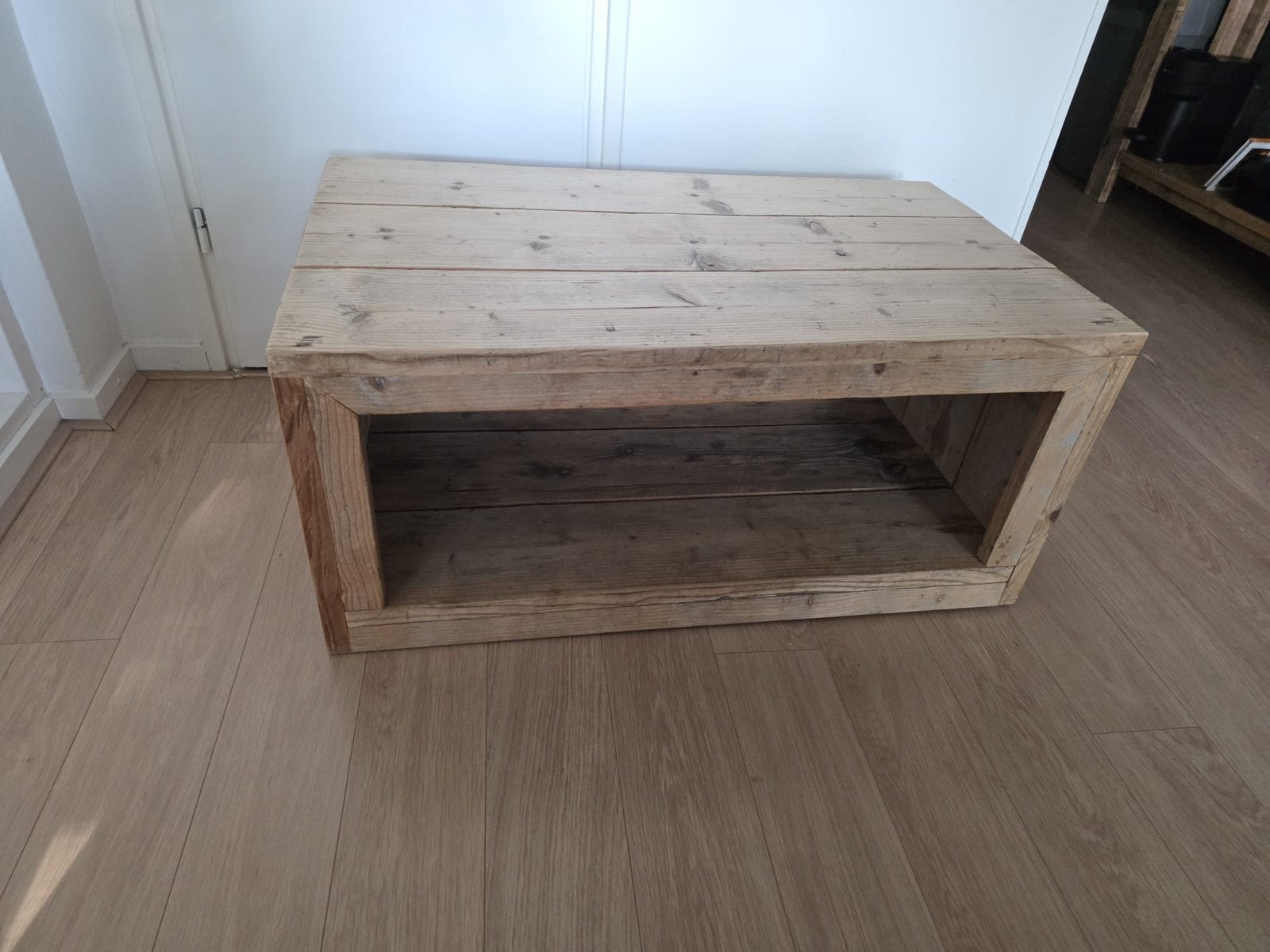 Salontafel steigerhout, Ophalen, Gebruikt, 50 tot 100 cm, 50 tot 100 cm