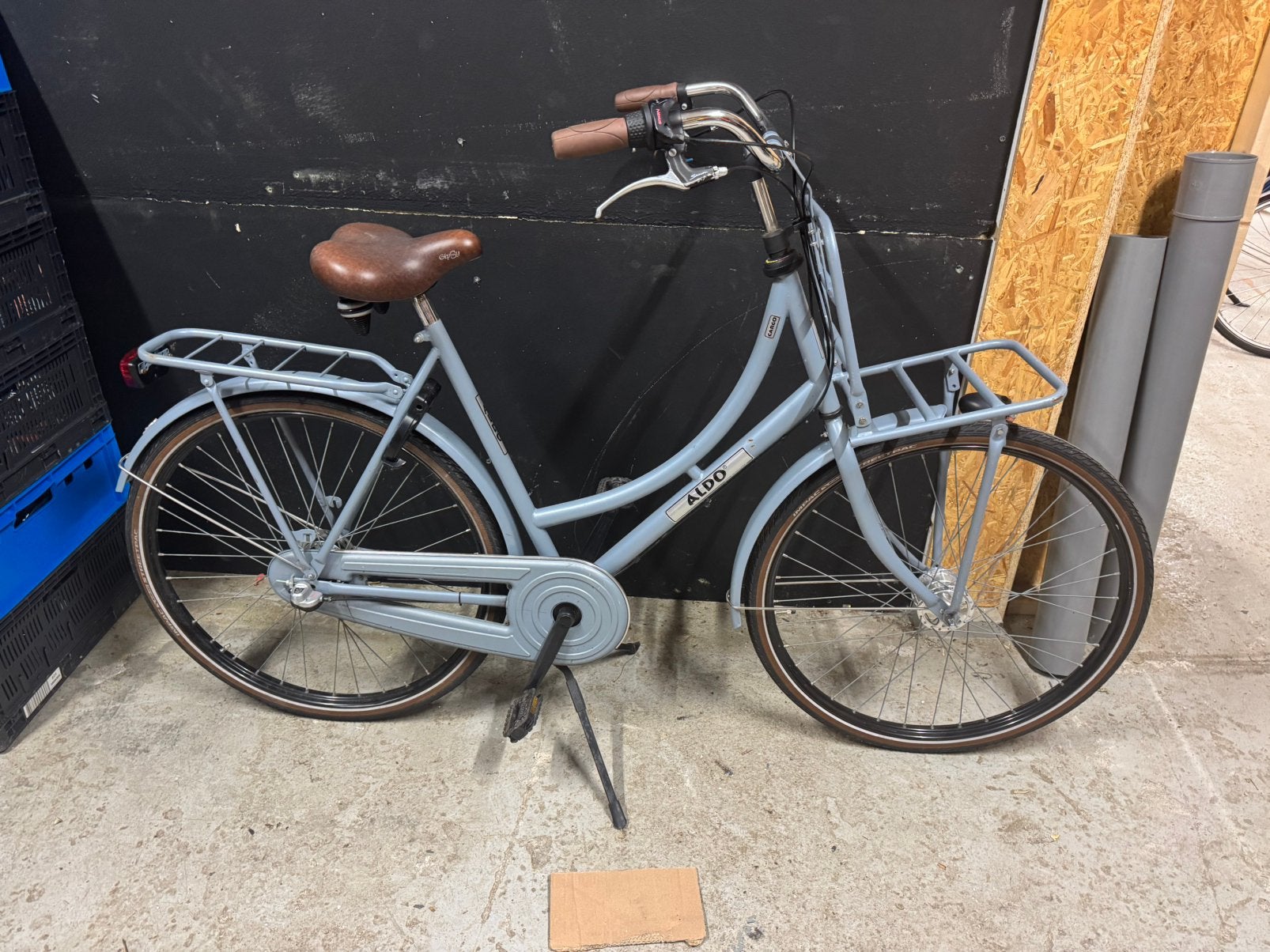 Aldo cargo damesfiets - 3 versnellingen - handremmen - 53cm, 53 tot 56 cm, Versnellingen, Zo goed als nieuw, Ophalen