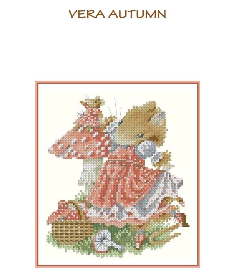 Borduurpatroon Vera Autumn, Verzenden, Nieuw, Patroon