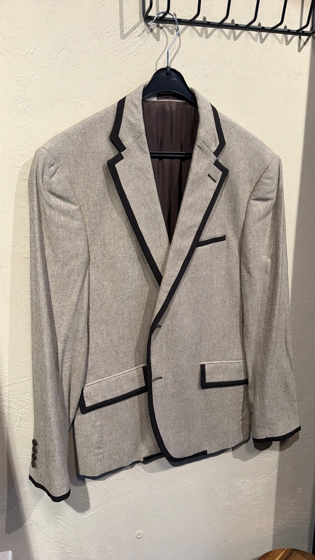 Beige colbert van Cavallaro. Maat 50, Cavallaro, Maat 48/50 (M), Beige, Ophalen of Verzenden