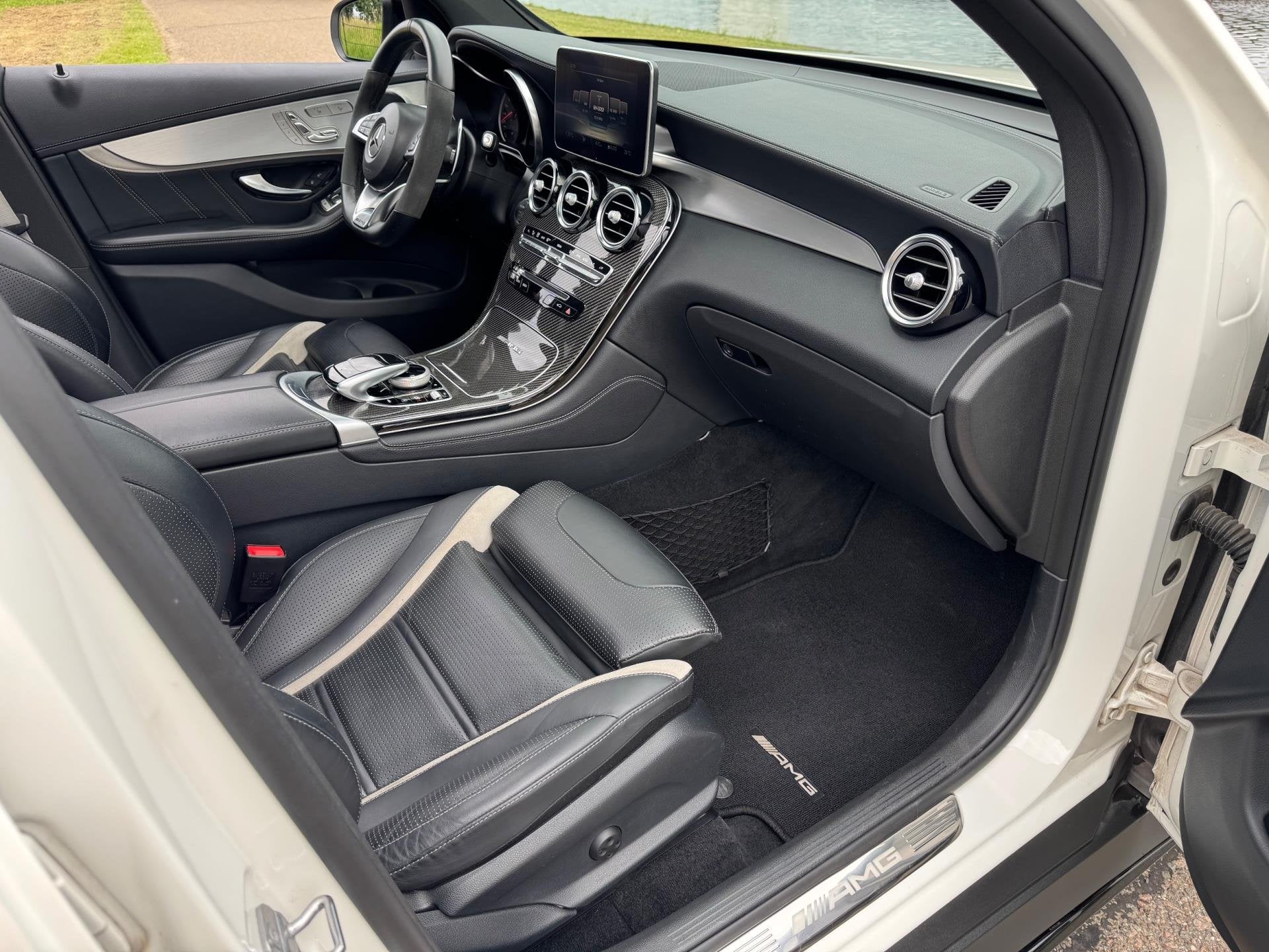 Mercedes-Benz GLC-klasse AMG 63 S V8 4MATIC+ Pano Sportuitla, Automaat, Gebruikt, 510 pk, Wit