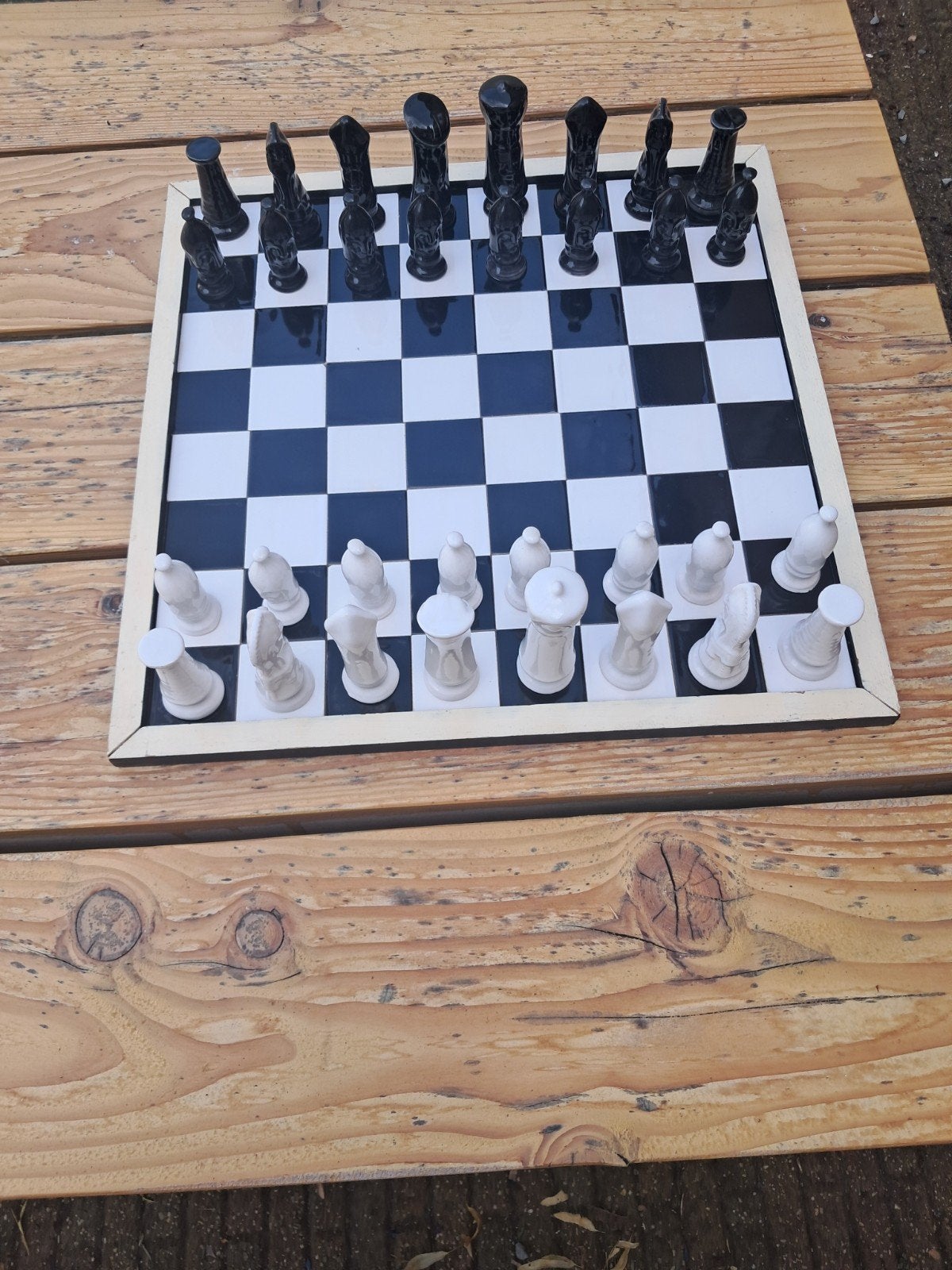 Mooi schaakspel, Een of twee spelers, Ophalen of Verzenden, Zo goed als nieuw