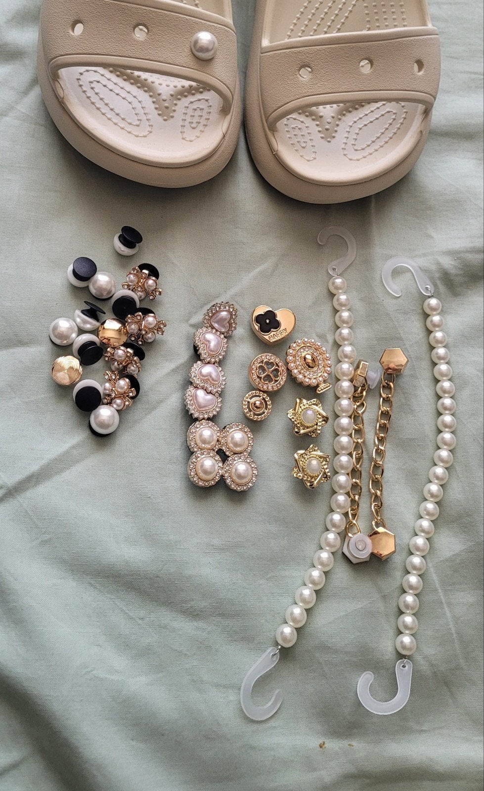 Luxe Crocs Accessoires Set - Parels & Bedeltjes, Ophalen of Verzenden, Nieuw